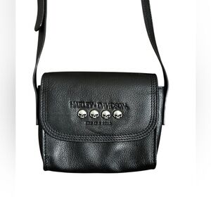 Harley-Davidson Women's Tough Luck Leather Crossbody bag